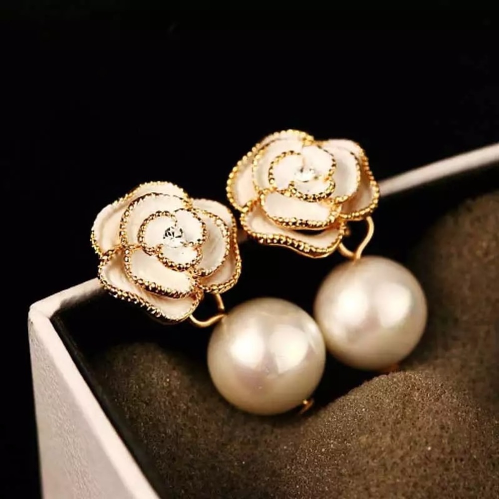 Luxury Camellia Earrings